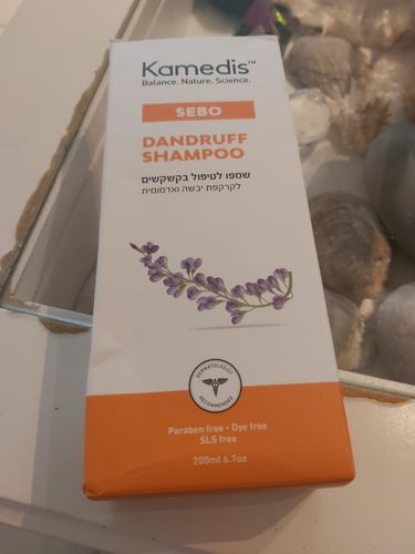 Customer photo review of ערכה דו שלבית לטיפול בקשקשים | SEBO DANDRUFF KIT