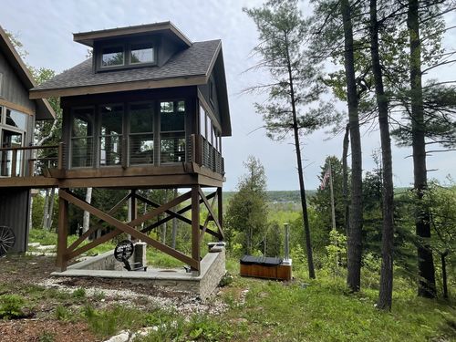 Customer photo review of Wood Burning Hot Tub