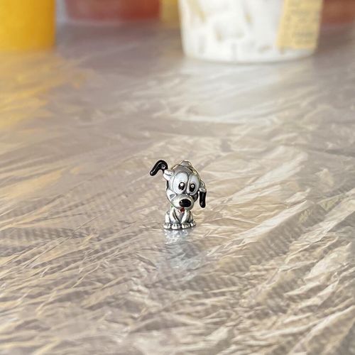 Customer photo review of 925 Sterling Silver Hound Dog Charm