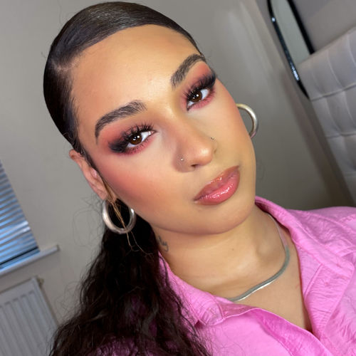 Customer photo review of Velvet Faux-Mink Eye Lashes - 4Play