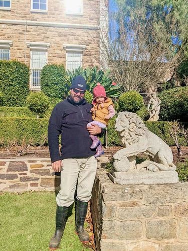 Customer photo review of 6 PIECE WINTER CLOTHING KIT (BLACK)