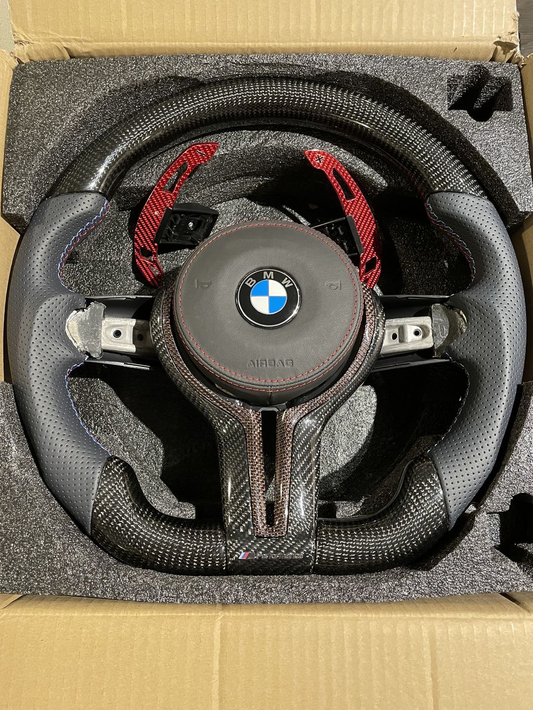 Customer photo review of BMW M Style Customizable Steering Wheel