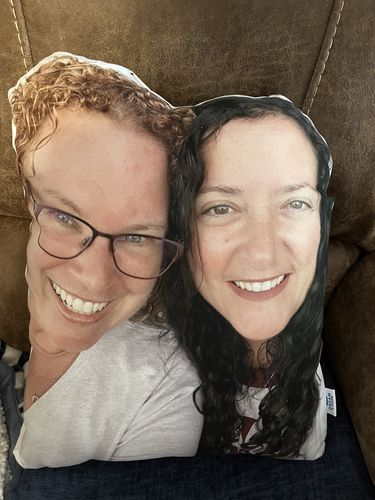 Customer photo review of Create A Custom Object Pillow