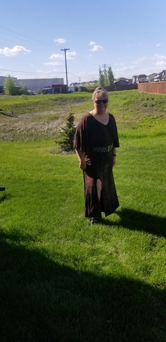 Customer photo review of Monarch Dress - Shibori