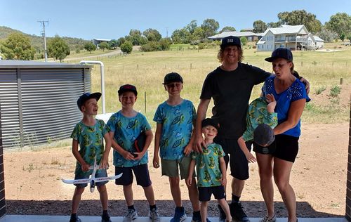 Customer photo review of Blue Turtle Tee