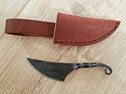 Customer photo review of Mini Forged Knife