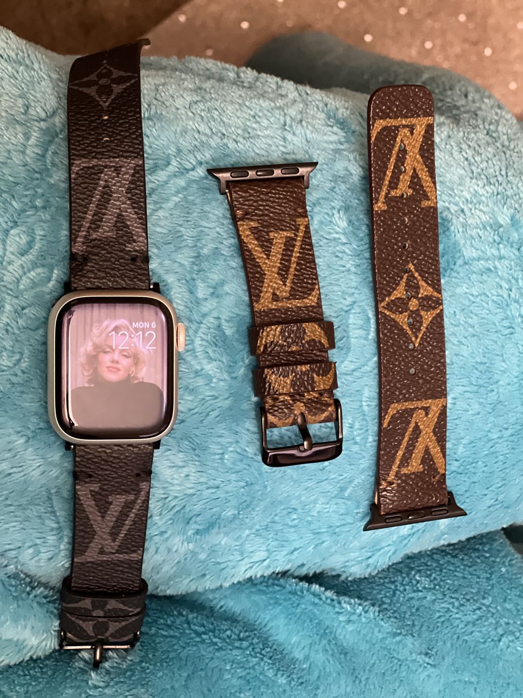 Customer photo review of Apple Watch Band Classic LV Monogram