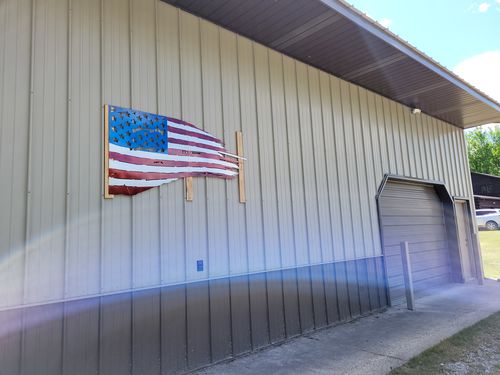 Customer photo review of Big Ass Tattered Flag