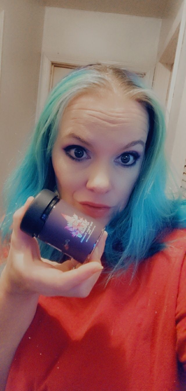 Customer photo review of Delta 9 THC Gummies Vegan Grape 300MG