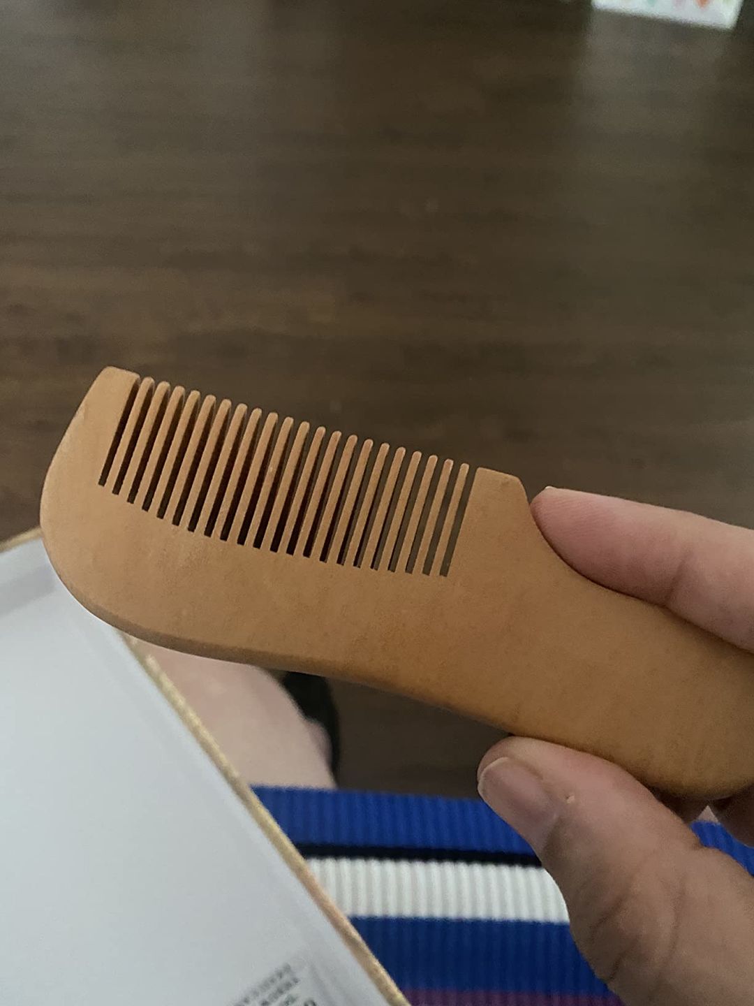 Customer photo review of Baby Hair Brush and Comb Set