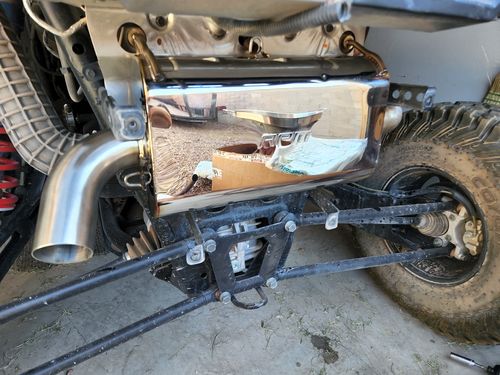 Customer photo review of 2020-2022 Polaris RZR PRO XP Turbo Sport Muffler, Slip-On Catless Sport Muffler