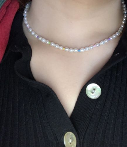 Customer photo review of Collier de perles Sarah