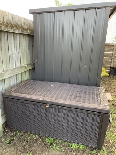 Customer photo review of Sumatra Deck Box - Brown 511L