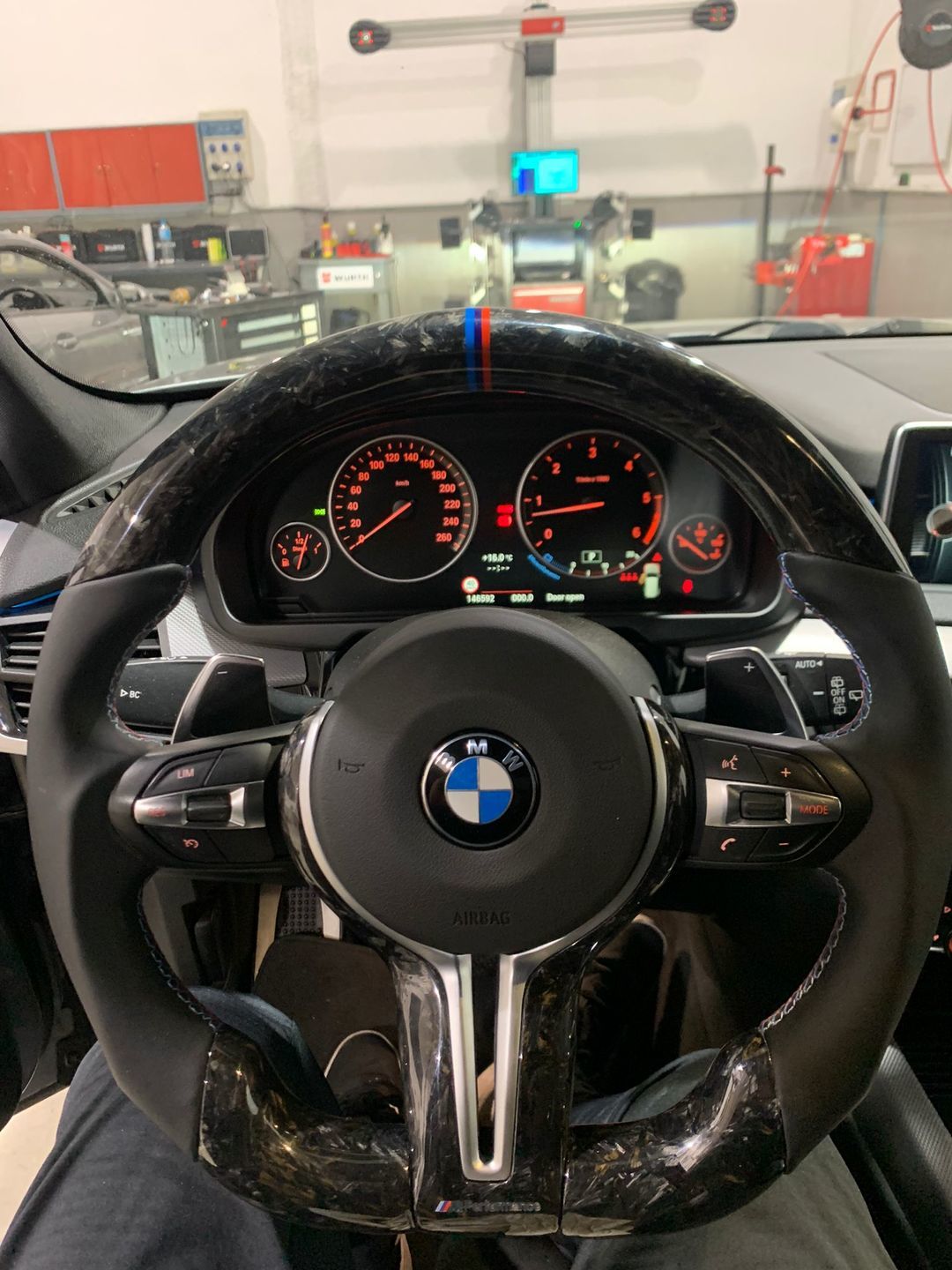 Customer photo review of BMW M Style Customizable Steering Wheel