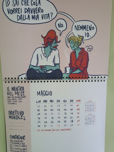 Customer photo review of Calendario 2022 ilbaffogram