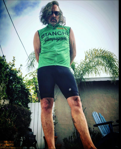 Customer photo review of Bianchi Green Retro Cycling Vest