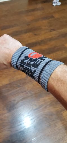 Customer photo review of Sweat wristbands
