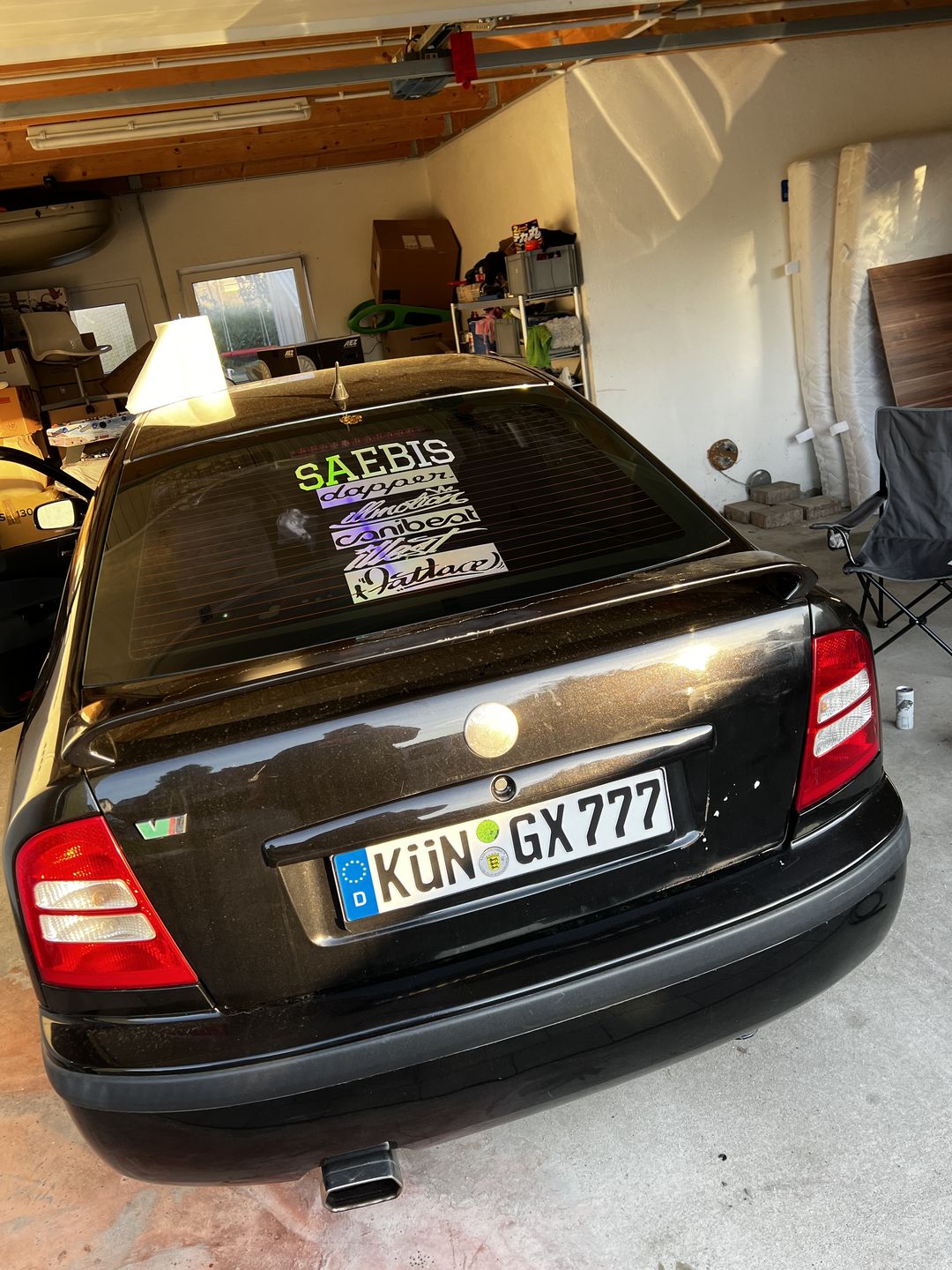 Customer photo review of SAEBIS® Lifestyle Auto Folie weiß, schwarz oder Chameleon