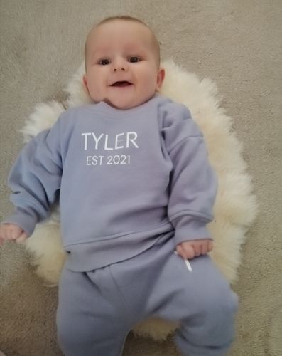 Customer photo review of MLW By Design - Established Personalised Tracksuit | Steel Blue | LIMITED EDITION