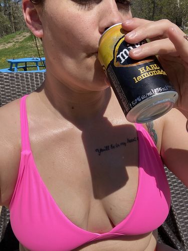 Customer photo review of 'Uplift' Plunging Bikini Top