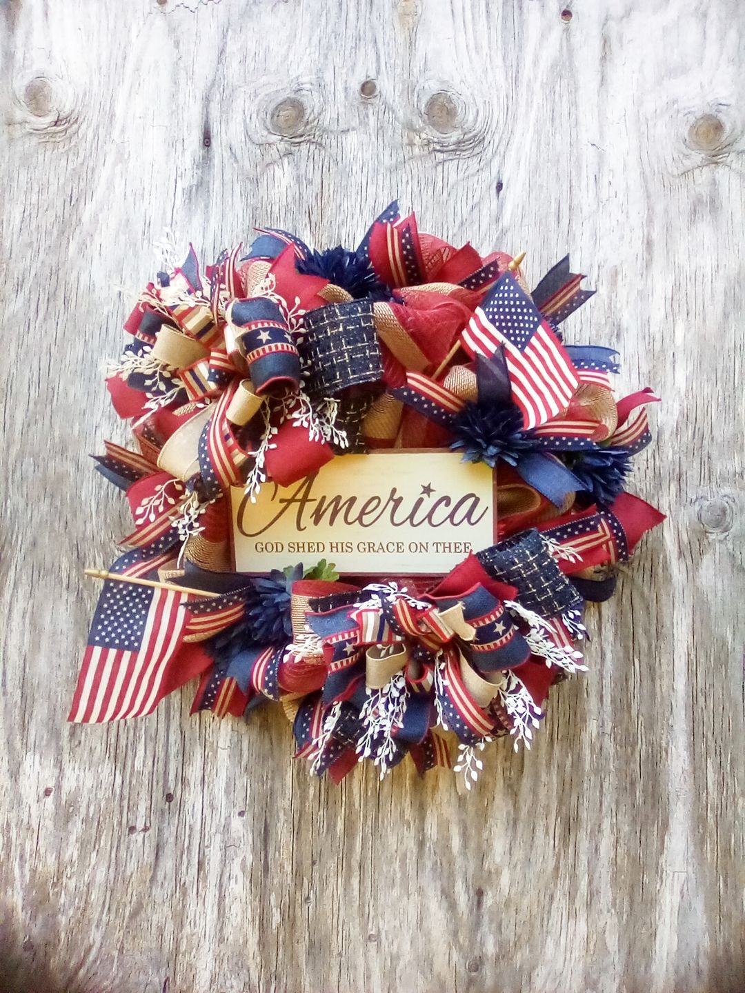 Customer photo review of Mounting Squares Bag of 100 - DECOE-002, attach a wreath sign, sign attachment