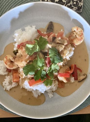 Customer photo review of Tom Kha Kochbox (für 3-4 Portionen) in der Schilfgrastasche