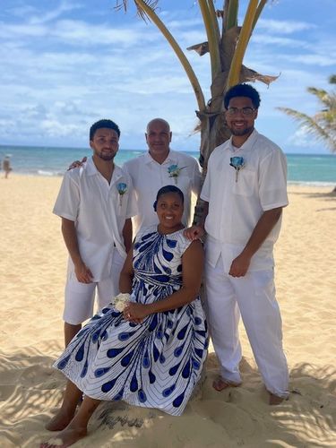 Customer photo review of African Print Wina Dress