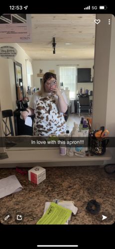 Customer photo review of Farmhouse Apron