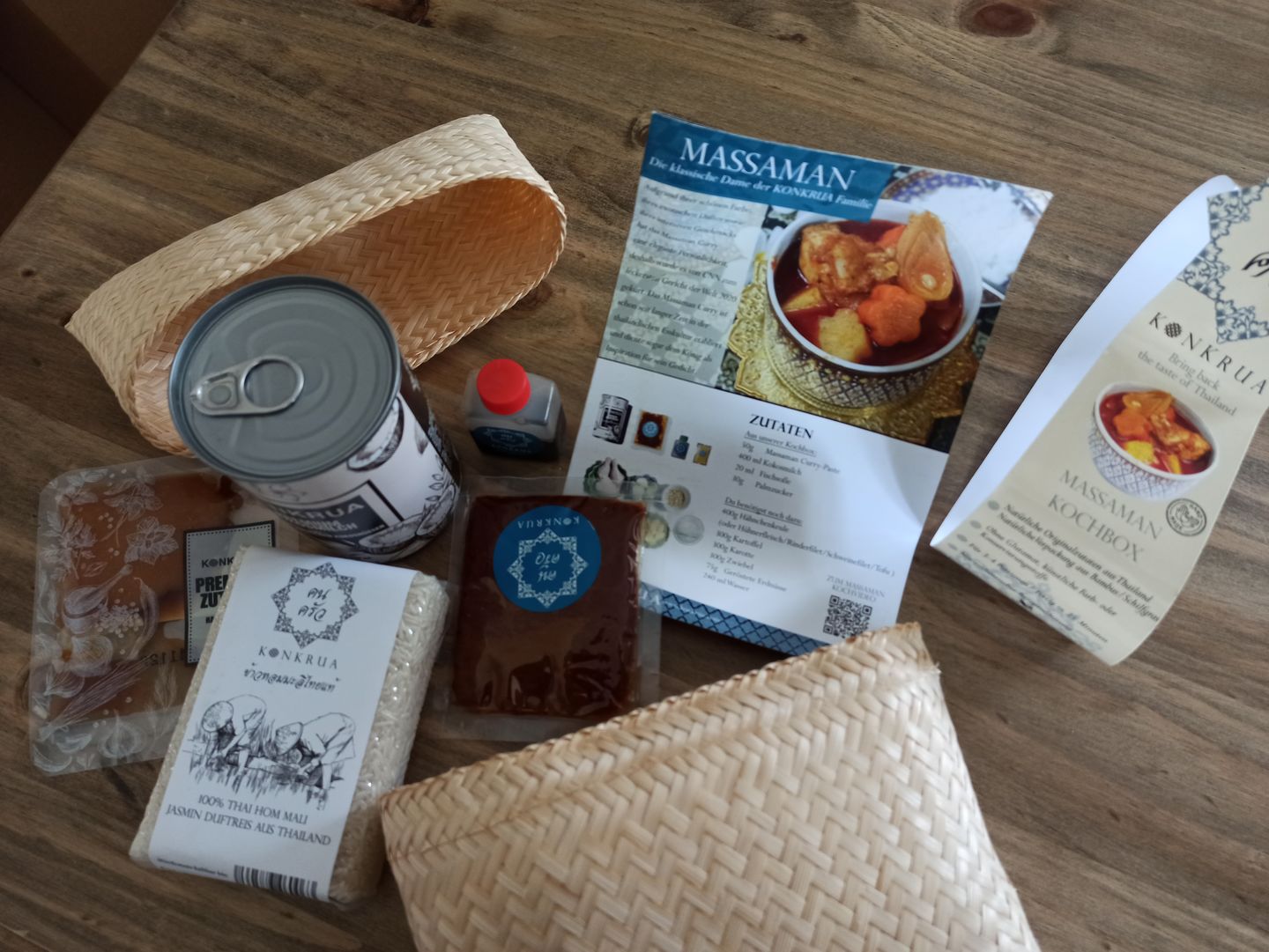 Customer photo review of Massaman Curry Kochbox (für 3-4 Portionen) in der Bambusbox