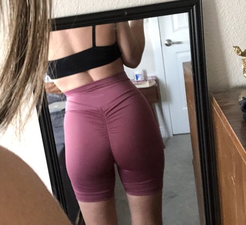 Customer photo review of LUX MIDI SHORT - Berry Pie