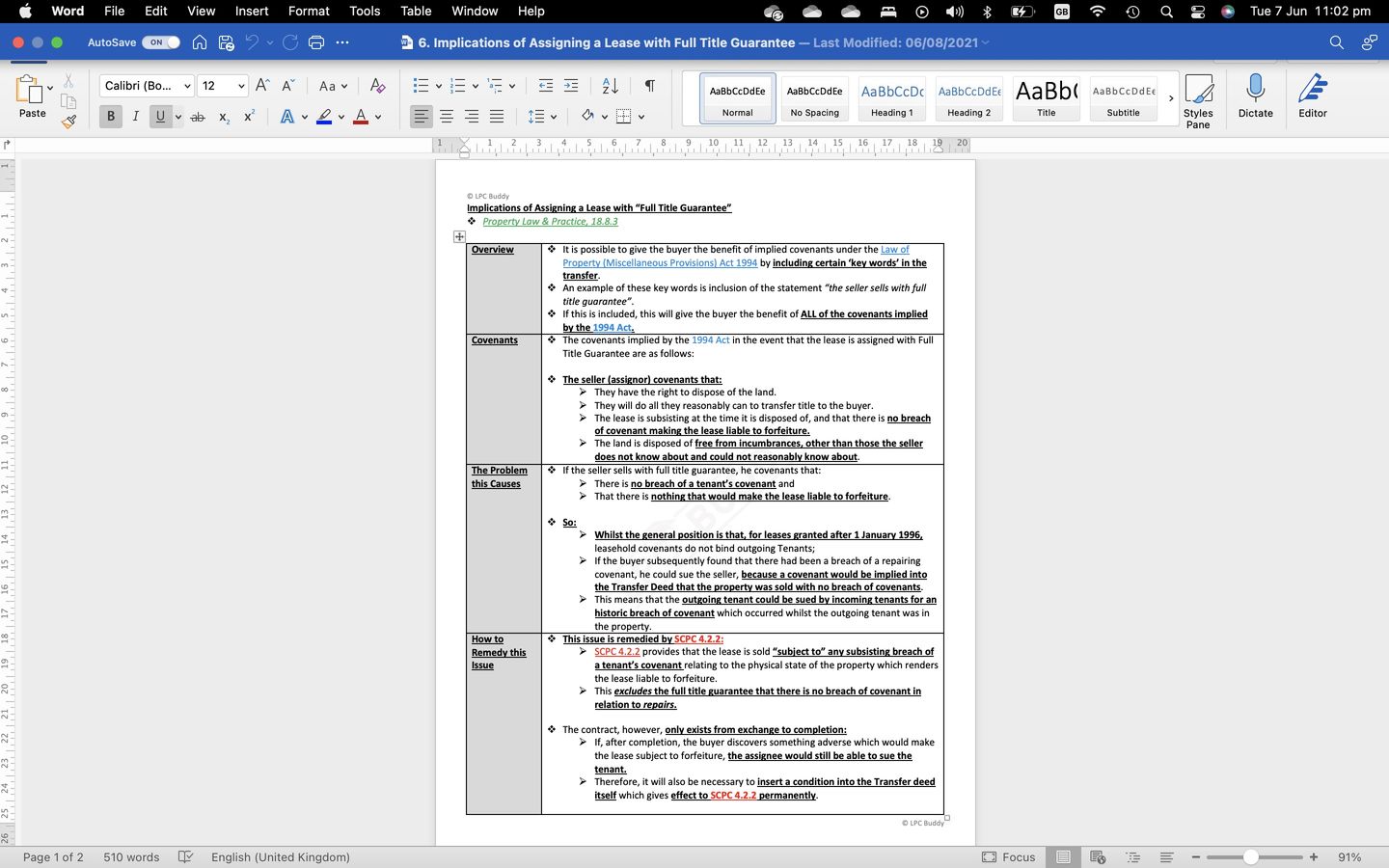 Customer photo review of LPC Buddy™ 2022 / 23 | Complete Core Module Guide | Distinction Level Study Guide for the LPC (Electronic)