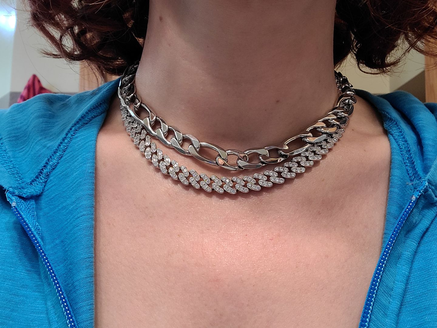 Customer photo review of Havana Cuban Choker Silver