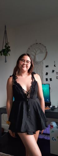 Customer photo review of Carabelle Playsuit - Black