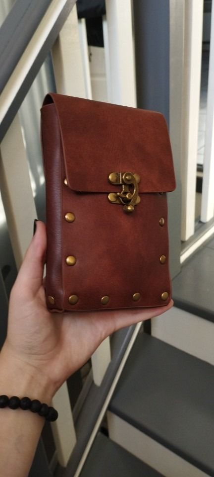 Customer photo review of Mini steampunk bag