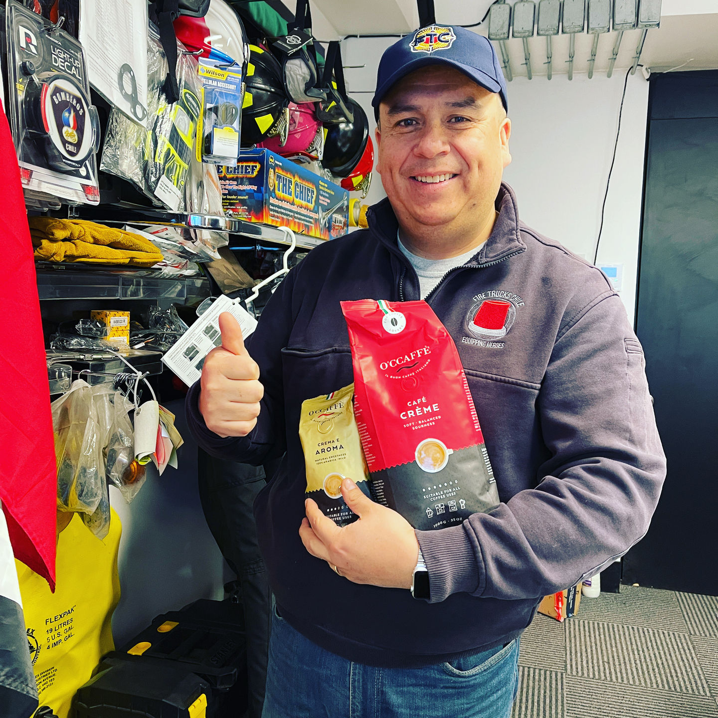 Customer photo review of Occaffe Grano Espresso Creme Rojo 1kg