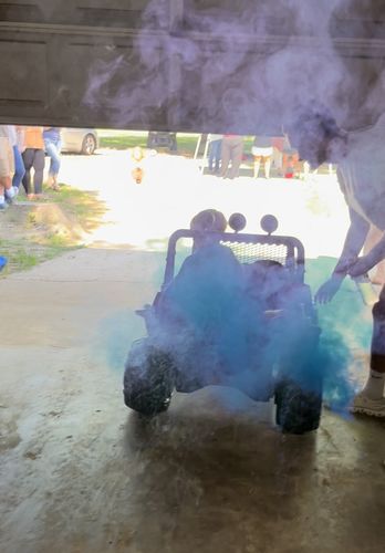 Customer photo review of Gender Reveal Smoke Sticks [Pink or Blue] Wick (60 sec) Discreet Label