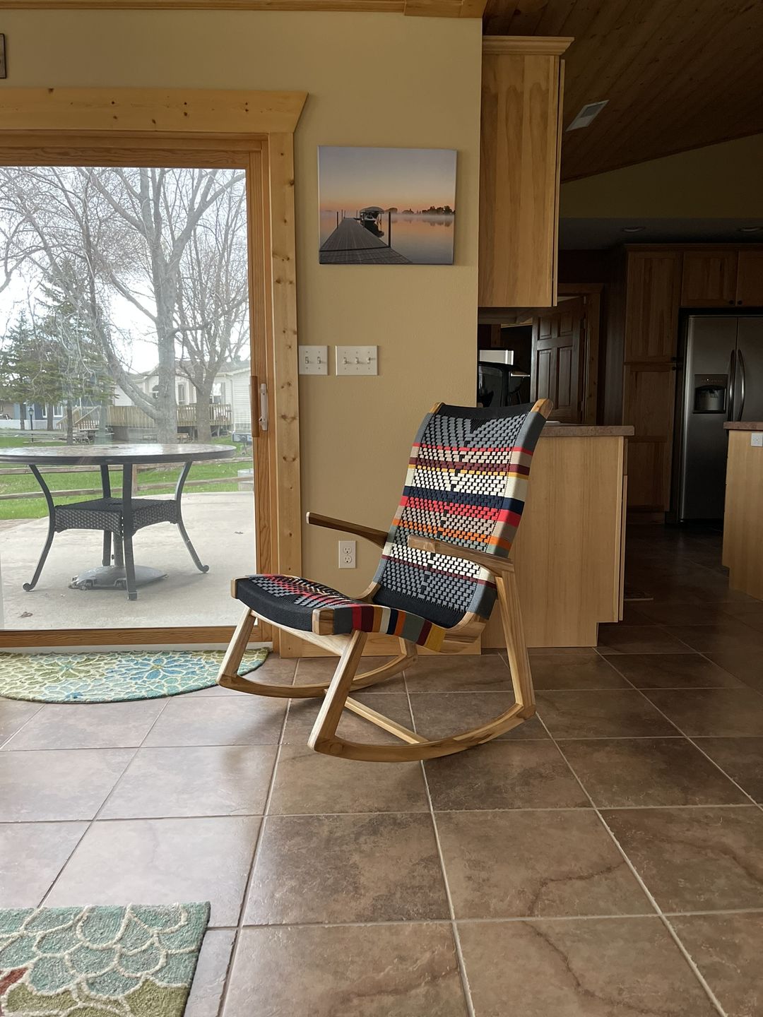 Customer photo review of Amador Rocking Chair | San Geronimo Pattern