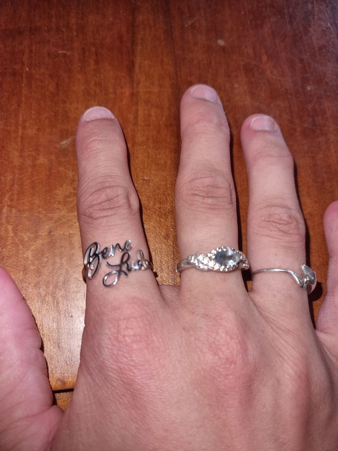 Customer photo review of [NOUVEAU] Bague Deux Prénoms Personnalisable