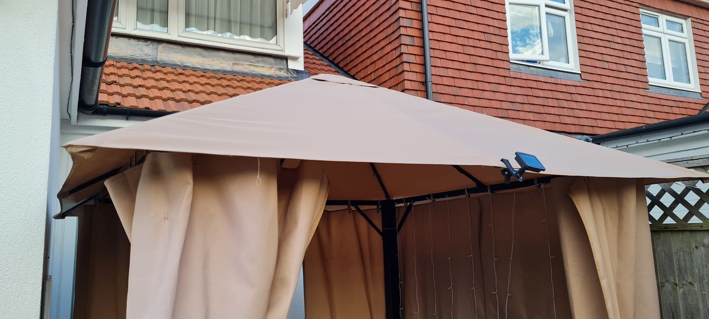 Customer photo review of Venice Garden Gazebo Canopy