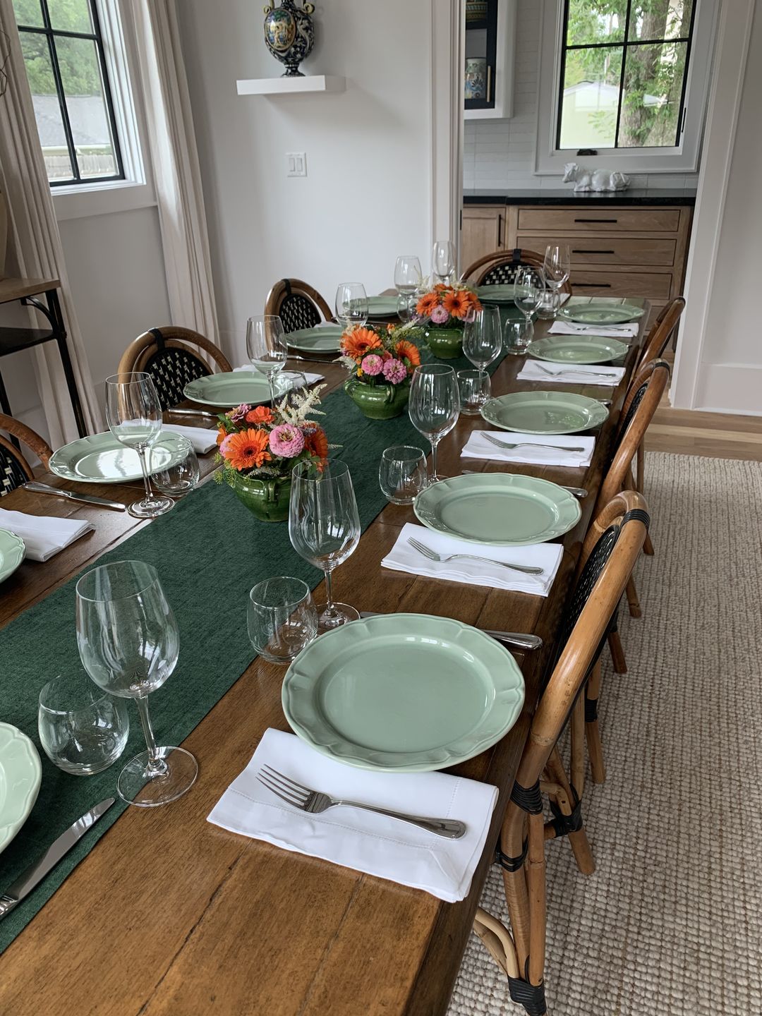 Customer photo review of Athena Table Runner