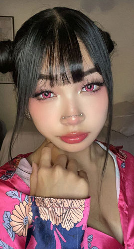 Customer photo review of Love Contact Lenses(12 months of use)