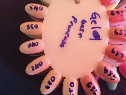 Customer photo review of Gel Gama Blush 6 pzas MUSSA