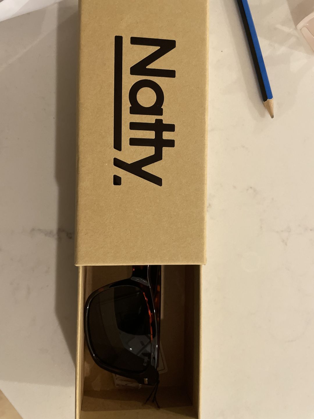 Customer photo review of Kenneth Black Polarised Safety Glasses