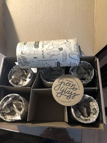 Customer photo review of Vasos del Catador 6 Vasos de Tragos Típicos Chilenos