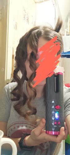 Customer photo review of HexoCurls™ Cordless Hair Curler