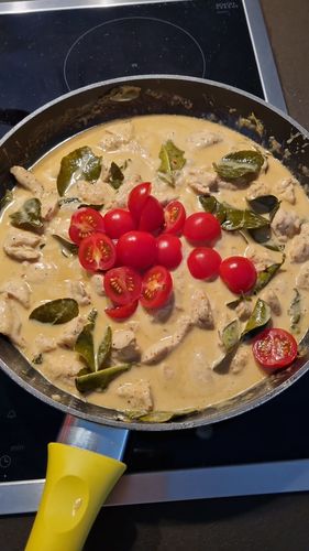 Customer photo review of Rotes Thai Curry Kochbox (für 3-4 Portionen) in der Schilfgrastasche
