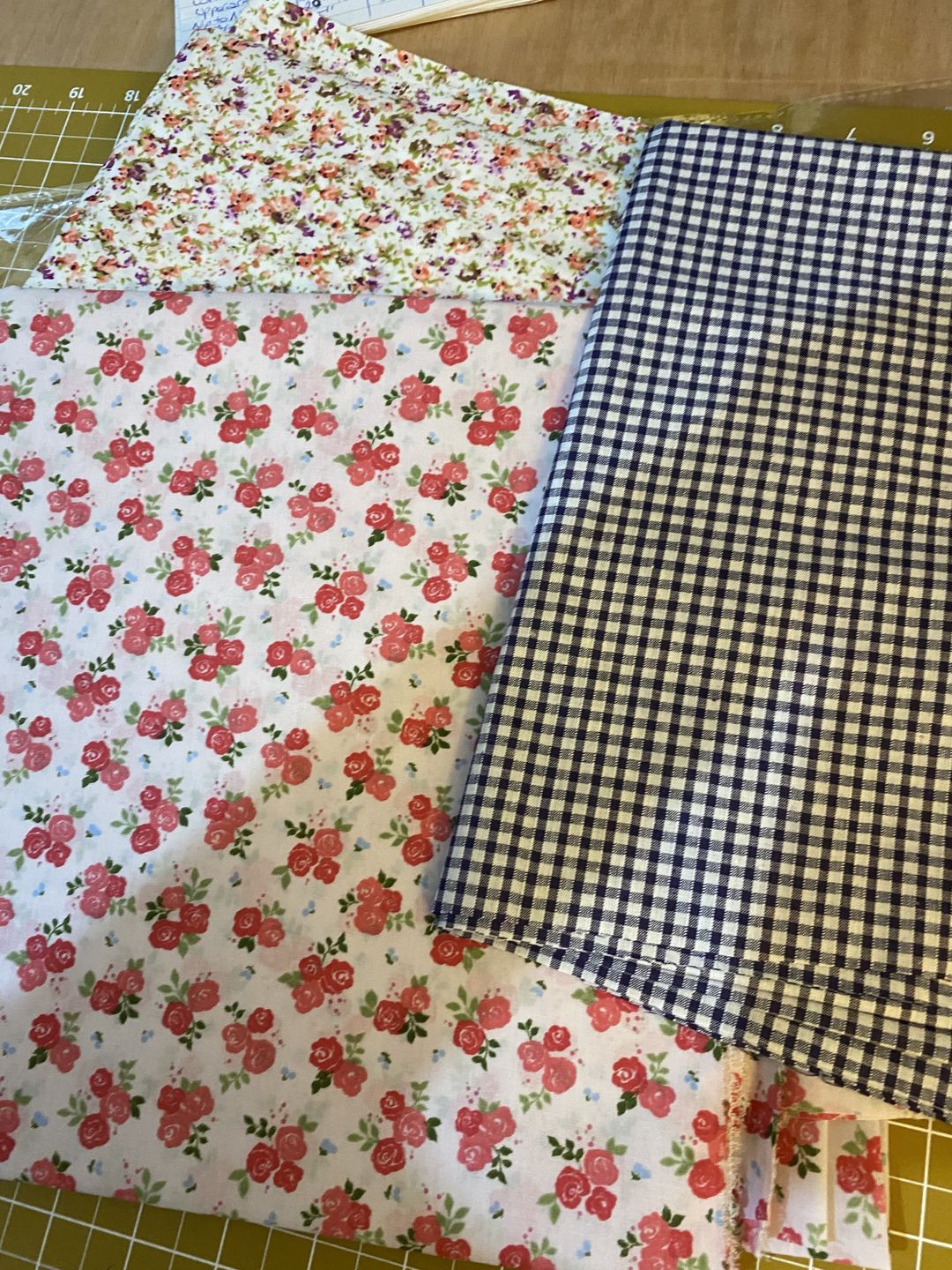 Customer photo review of Printed Polycotton Bundle 1m X 3