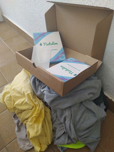 Customer photo review of Eco-Tiras de Detergente 40 lavados Natulim