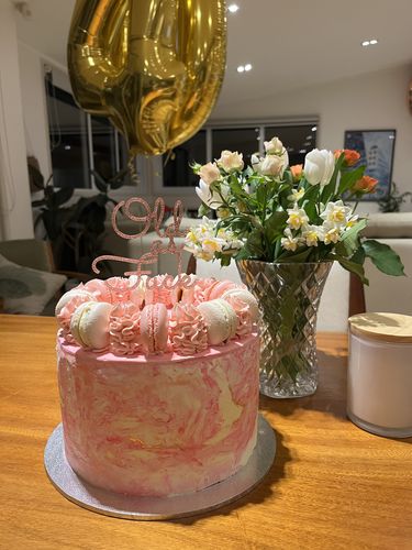 Customer photo review of Old As F... Cake Topper (other colours available)