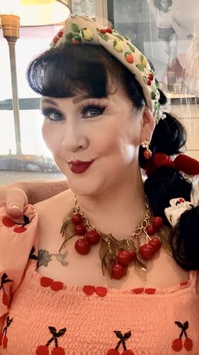 Customer photo review of FRUIT SALAD FRUIT SALAD KNOTTED HEADBAND